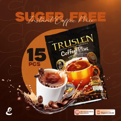 Truslen instant coffee mix powder Coffee Plus (15 Sticks)